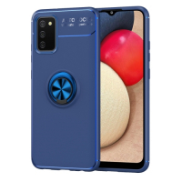 Capa Samsung Galaxy A02s com Anel de Suporte Azul