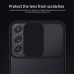 Capa Samsung A72 Translúcido com Protetor de Câmera Preto