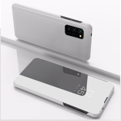 Capinha Celular Samsung A52 | A52s 5G Flip Espelhado Prata