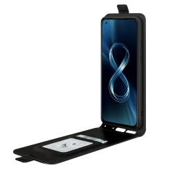 Capinha para celular Flip Vertical Zenfone 8 Preto