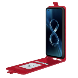 Capinha para celular Flip Vertical Zenfone 8 Vermelho