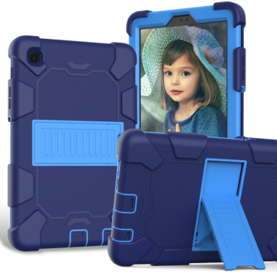 Capinha Galaxy Tab A7 Lite com Suporte Azul