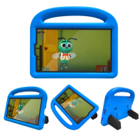 Capa Samsung Tab A7 Lite Infantil Azul