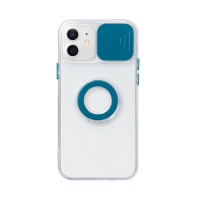 Capinha de Celular com Protetor de Câmera para iPhone 13 Pro Max Azul