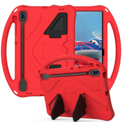 Capa Infantil para Samsung Galaxy Tab S7 FE Vermelho