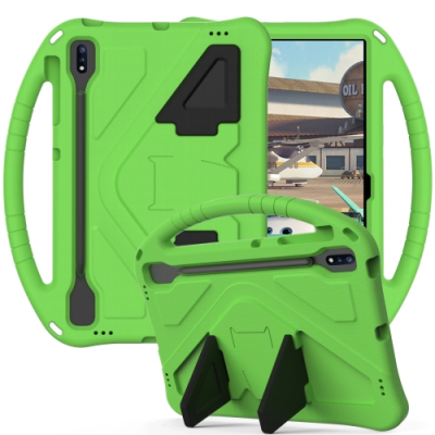 Capa Infantil para Samsung Galaxy Tab S7 FE Verde