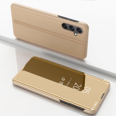 Capa Samsung Galaxy A54 - Flip Espelhado Dourado