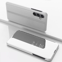 Capa Samsung A24 4G - Flip Espelhado Prata