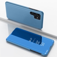 Capinha Galaxy S25 ULTRA - Flip Espelhada Azul