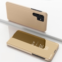 Capinha Galaxy S25 ULTRA - Flip Espelhada Dourado