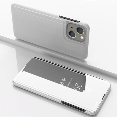 Capa iPhone 15 - Flip Espelhado Prata