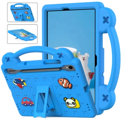 Capa Galaxy Tab S9 FE - EVA Infantil Azul
