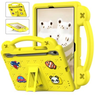 Capa Galaxy Tab S9 FE - EVA Infantil Amarelo