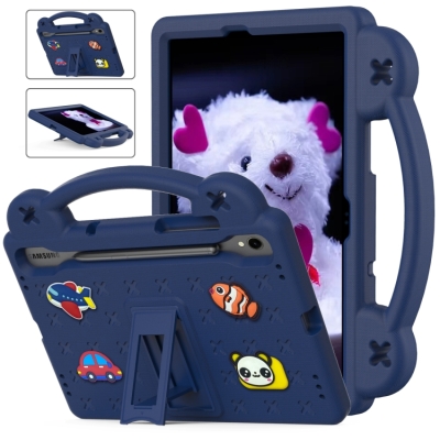 Capa Galaxy Tab S9 FE - EVA Infantil Azul Escuro