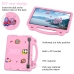 Capa Galaxy Tab S9 FE+ - EVA Infantil Rosa