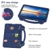 Capa Galaxy Tab S9 FE+ - EVA Infantil Azul Escuro