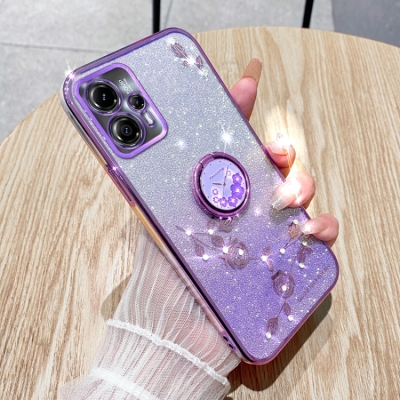 Capinha Motorola Moto G55 - Glitter Roxo