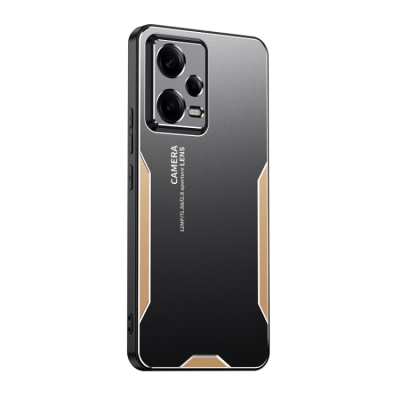 Capa Redmi Note 12 PRO 5G - TPU Blade Series Preto-Dourado