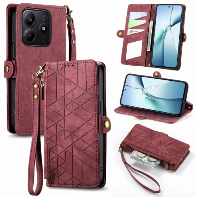 Capa Redmi Note 14 5G - Geométrico com Zipper