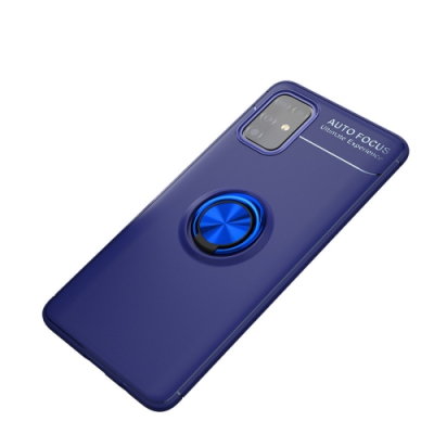 Capa Samsung Galaxy A51 com Anel de Suporte Azul