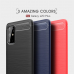 Capa Samsung Galaxy S20+ TPU Fibra de Carbono Vermelho