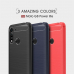 Capa Motorola Moto G8 Power Lite TPU Fibra de Carbono Vermelho