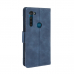 Capa Motorola Moto G8 Power Couro com Porta Cartão Azul
