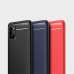 Capa Samsung Galaxy A31 TPU Fibra de Carbono Vermelho