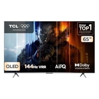 Smart TV TCL 65 Polegadas QLED 4K P8K WiFi Bluetooth Google TV 144Hz HDR10+ Dolby Atmos Vision 65P8K
