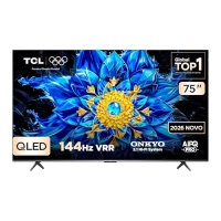 Smart TV TCL 75 Polegadas QLED 4K P8L WiFi Bluetooth Google TV HDR10+ 144 Hz VRR 75P8L