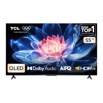 Smart TV TCL 55 Polegadas QLED 4K T6C WiFi Bluetooth Google TV Tela HVA e HDR10+ 55T6C Smart TV TCL 55 Polegadas QLED 4K T6C WiFi Bluetooth Google TV Tela HVA e HDR10+ 55T6C