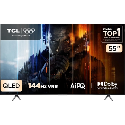 Smart TV TCL 55 Polegadas QLED 4K 55P8K