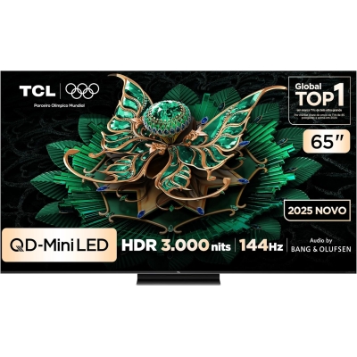 Smart TV TCL 65 Polegadas QLED Mini LED 4K 65C7K