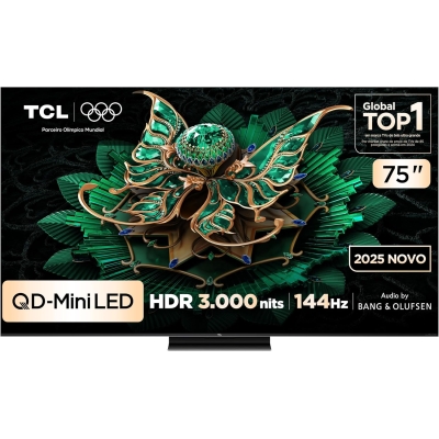 Smart TV TCL 75 Polegadas QLED Mini LED 4K 75C7K